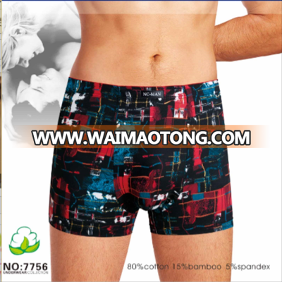 Wholesale 80% cotton 15%Bamboo 5%spandex mens underwear sale online