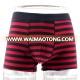 OEM man boxer briefs in cotton jacquard stripes at low prices